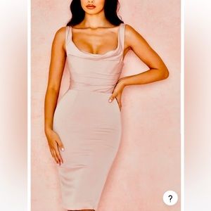 House of CB Micaela Blush Corset Dress XS